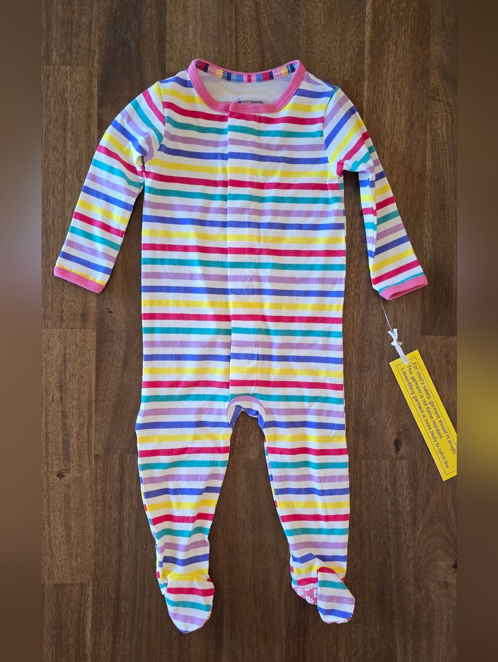 Magnetic Me Cloudstretch Footie Sleeper - Rainbow Stripe